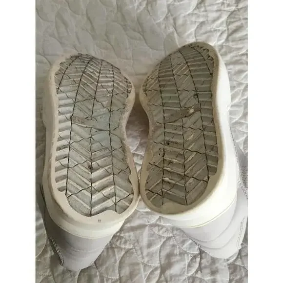 Steve Madden Mens Jayes Tennis Shoes Size 8.5 Grey And White - Picture 6 of 7